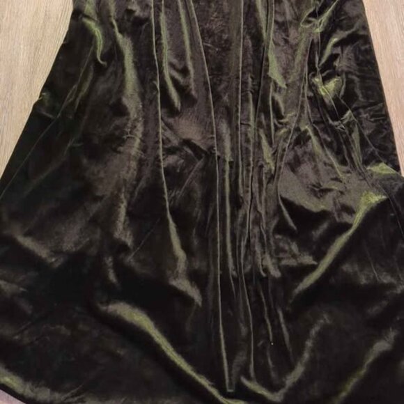 Disturbia noura floral dragonfly embroidered puffball sleeve velour midaxi dress - Picture 6 of 6